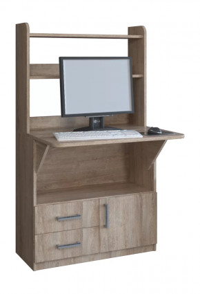 Компьютерный стол СП-1 Дуб баррик в Когалыме - kogalym.mebel-tymen.ru | фото