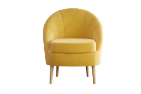 Кресло Комо Модель 005 Велюр Ультра Мустард в Когалыме - kogalym.mebel-tymen.ru | фото