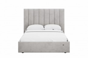 Кровать 1400 Ингрид 312 Велюр Ультра Смог в Когалыме - kogalym.mebel-tymen.ru | фото