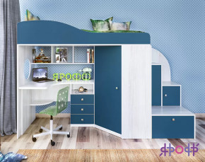 Кровать-чердак Кадет-1 Ярофф в Когалыме - kogalym.mebel-tymen.ru | фото