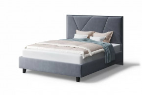 Кровать Ингрид, 1200*2000 мм, на опорах, серый в Когалыме - kogalym.mebel-tymen.ru | фото