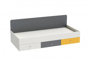 Кровать Клео арт. 010, 900*2000 мм, графит, миндаль, солнечный Диал в Когалыме - kogalym.mebel-tymen.ru | фото