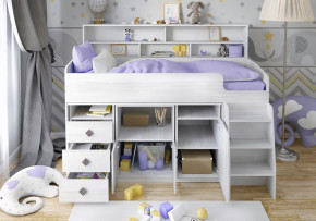 Кровать Малыш- 5 с полкой Винтерберг Ярофф в Когалыме - kogalym.mebel-tymen.ru | фото