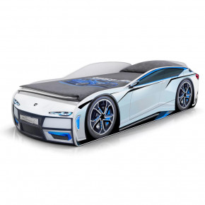 Кровать-машина Little Kiddy с объемным бампером в Когалыме - kogalym.mebel-tymen.ru | фото