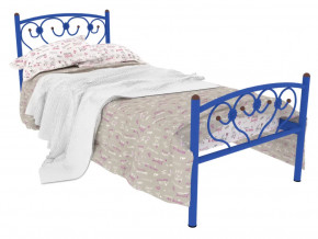 Кровать металлическая Ева Plus синяя в Когалыме - kogalym.mebel-tymen.ru | фото