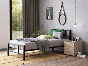 Кровать односпальная Кадис 120х190 Черный в Когалыме - kogalym.mebel-tymen.ru | фото