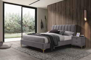 Кровать Рошаль 1600 Серый в Когалыме - kogalym.mebel-tymen.ru | фото