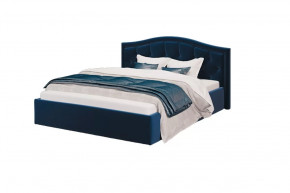 Кровать Стелла, 1400*2000 мм, велюр NEO 27, синий в Когалыме - kogalym.mebel-tymen.ru | фото