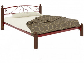 Кровать Вероника Lux красная в Когалыме - kogalym.mebel-tymen.ru | фото