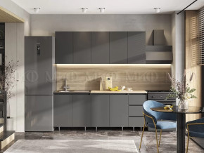 Кухня Челси 2,0м Графит/Графит в Когалыме - kogalym.mebel-tymen.ru | фото