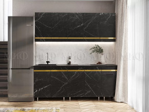 Кухня Милена 2,0м (Мрамор Блэк софт (Антарес)) в Когалыме - kogalym.mebel-tymen.ru | фото