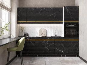 Кухня Милена 2,6м (Мрамор Блэк софт (Антарес)) в Когалыме - kogalym.mebel-tymen.ru | фото