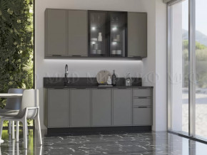 Кухня Николь 2,0/900м (Холст вулканический) в Когалыме - kogalym.mebel-tymen.ru | фото