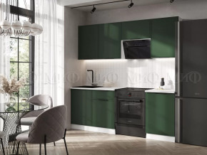 Кухня Николь 2,1м (Холст темно-зеленый) в Когалыме - kogalym.mebel-tymen.ru | фото