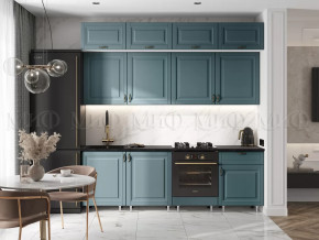 Кухня Престиж 2,4м (Браш Блю) в Когалыме - kogalym.mebel-tymen.ru | фото