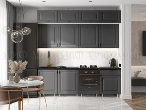 Кухня Престиж 2,4м (Графит софт) в Когалыме - kogalym.mebel-tymen.ru | фото