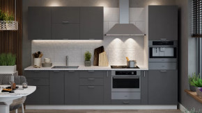 Кухонный гарнитур «Габриэлла» №10 Белый/Титан в Когалыме - kogalym.mebel-tymen.ru | фото