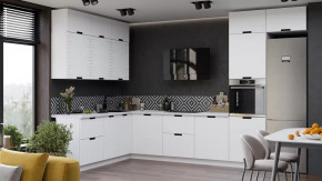 Кухонный гарнитур «Гренада» №1 Белый, Холст Белый в Когалыме - kogalym.mebel-tymen.ru | фото