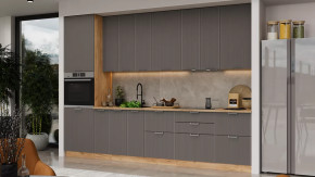 Кухонный гарнитур «Кимберли» №12 Дуб Крафт золотой, Муссон в Когалыме - kogalym.mebel-tymen.ru | фото