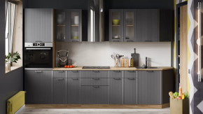 Кухонный гарнитур «Кимберли» №3 Дуб Крафт золотой, Муссон в Когалыме - kogalym.mebel-tymen.ru | фото