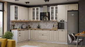 Кухонный гарнитур «Лина» №5 Белый, Крем в Когалыме - kogalym.mebel-tymen.ru | фото