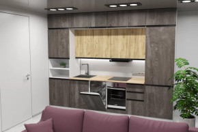 Кухонный гарнитур Сапфир 2 экстра 3000 мм в Когалыме - kogalym.mebel-tymen.ru | фото