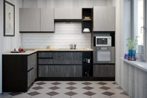 Кухонный гарнитур Симфония мега прайм 1500х2700 мм в Когалыме - kogalym.mebel-tymen.ru | фото
