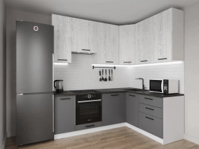 Кухонный гарнитур угловой Санторини-2200х1600 МДФ столешница 38 мм в Когалыме - kogalym.mebel-tymen.ru | фото