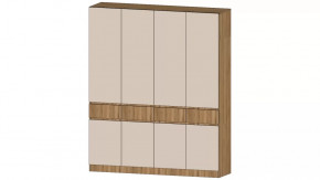 Ленора Шкаф 4х ств. Дуб вотан/Кашемир в Когалыме - kogalym.mebel-tymen.ru | фото