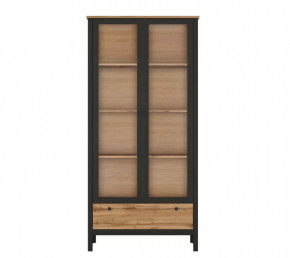 LOFT шкаф REG2W1S (Дуб вотан/Черный) в Когалыме - kogalym.mebel-tymen.ru | фото