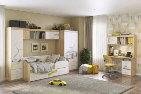 Детский гарнитур Форсаж К1 дуб сонома/белый в Когалыме - kogalym.mebel-tymen.ru | фото