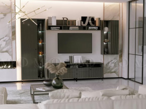 Модульная гостиная Оливия Графит Софт в Когалыме - kogalym.mebel-tymen.ru | фото