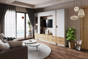 Модульная гостиная Оттавия Белый в Когалыме - kogalym.mebel-tymen.ru | фото