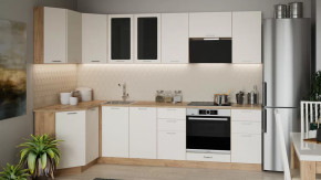 Модульная кухня «Габриэлла» Дуб крафт золотой/Крем в Когалыме - kogalym.mebel-tymen.ru | фото