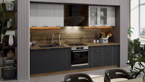 Модульная кухня «Кимберли» Дуб Крафт золотой, Сноу, Муссон в Когалыме - kogalym.mebel-tymen.ru | фото