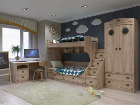 Модульная подростковая Мираж-1 Дуб баррик в Когалыме - kogalym.mebel-tymen.ru | фото