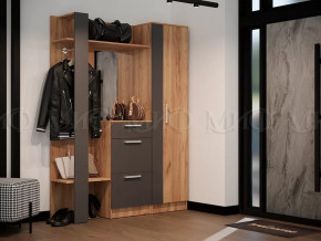 Модульная прихожая Мартина Графит, Дуб крафт в Когалыме - kogalym.mebel-tymen.ru | фото