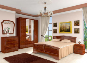 Модульная спальня Лакированный орех в Когалыме - kogalym.mebel-tymen.ru | фото