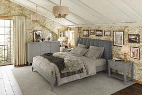 Модульная спальня Никеа Серый шифер/Лак Антрацит в Когалыме - kogalym.mebel-tymen.ru | фото