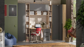 Набор детской мебели «Порто» №10 Яблоня Беллуно, Графит софт в Когалыме - kogalym.mebel-tymen.ru | фото