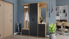 Набор мебели для прихожей «Витра» Тип 2 Дуб Крафт золотой, Антрацит в Когалыме - kogalym.mebel-tymen.ru | фото