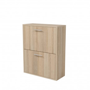 Обувница 2 секции дуб сонома Герда в Когалыме - kogalym.mebel-tymen.ru | фото