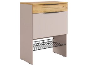 Обувница Баско кашемир/дуб крафт золотой в Когалыме - kogalym.mebel-tymen.ru | фото