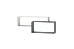 Полка Клео Пл-1, 1150 мм, графит, миндаль Диал в Когалыме - kogalym.mebel-tymen.ru | фото