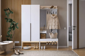 Прихожая Баско К1 белое дерево в Когалыме - kogalym.mebel-tymen.ru | фото