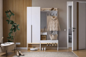 Прихожая Баско К2 белое дерево в Когалыме - kogalym.mebel-tymen.ru | фото