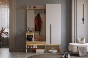 Прихожая Баско К2 кашемир/дуб крафт золотой в Когалыме - kogalym.mebel-tymen.ru | фото