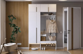 Прихожая Баско К6 белое дерево в Когалыме - kogalym.mebel-tymen.ru | фото