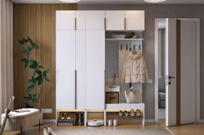 Прихожая Баско К9 белое дерево в Когалыме - kogalym.mebel-tymen.ru | фото