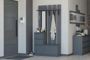 Прихожая Хилтон Графит в Когалыме - kogalym.mebel-tymen.ru | фото